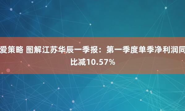 爱策略 图解江苏华辰一季报：第一季度单季净利润同比减10.57%